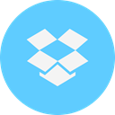 dropbox, Logo LightSkyBlue icon