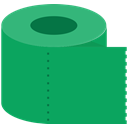 tissue, toilet SeaGreen icon