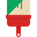 paint, Brush Crimson icon