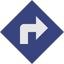 Direction, Board DarkSlateBlue icon