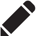 pencil Black icon