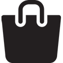 Bag, shopping Black icon