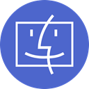 Macintosh, mac, Os RoyalBlue icon