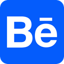 Behance DodgerBlue icon