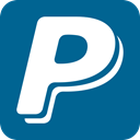 Palka, pay pal, paypal Teal icon