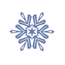 Snow, Flake Black icon