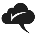 online, network, internet, Communication, true, Cloud Black icon