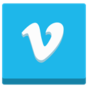 film, network, player, Vimeo, play, share, video, Social, v, view, Clip DeepSkyBlue icon