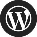 Wordpress Black icon