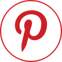 pinterest Black icon