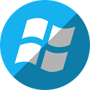 windows, microsoft, Ms DeepSkyBlue icon