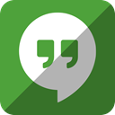 Hangouts, google DarkOliveGreen icon