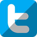 Letter, twitter DarkCyan icon