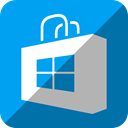 store, windows DeepSkyBlue icon