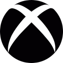 Logo, videogames, Console, Game, logotype Black icon