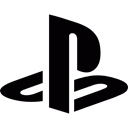 play, Logo, Game, sony, Console, station, videogame Black icon