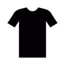 fashion, summer, Shirt, t-shirt Black icon