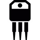 technology, Resistor, electronics, Transistor, semiconductor, transfer Black icon