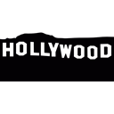 hollywood, Monuments, Los Angeles, cinema, Eeuu, fame Black icon