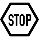 Road, sign, signs, stop, Traffic Black icon