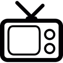 technology, movie, Televisor, film, Tv Watching, tv set Black icon