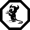 Bsd, Freebsd, Devil, Daemon Black icon