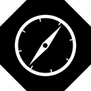 safari Black icon