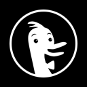 Duckduckgo Black icon