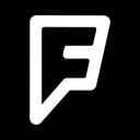 Foursquare Black icon