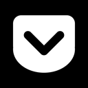 getpocket Black icon