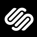 Squarespace Black icon