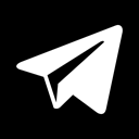 telegram Black icon