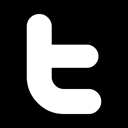 twitter, Letter Black icon