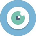 Eye SkyBlue icon