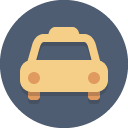 taxi DimGray icon