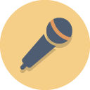 Microphone Khaki icon