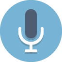 mic SkyBlue icon