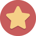 star IndianRed icon