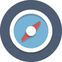 compass DimGray icon