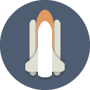 spaceshuttle DimGray icon