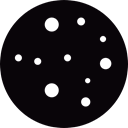 food, space, Moon Craters, Astronomy, Satellite, Circular, Circle Black icon