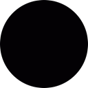 Circumference, Black, Circle, round Black icon