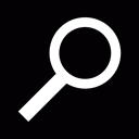 Magnifier, Logo, magnifying, Searching, web, glass, search Black icon