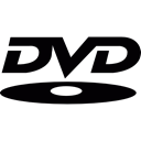 video, digital, Versatile, Dvd, disc, storage, technology Black icon