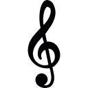 music, Music Notation, Partiture, musical Black icon