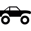 4wd, transport, vehicle, Four Wheel Drive Black icon
