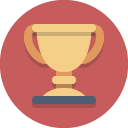 trophy IndianRed icon