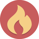 Flame IndianRed icon