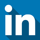 Linkedin, Social DarkCyan icon