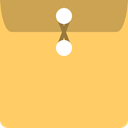 Folder, package, mail, envelope, File, office SandyBrown icon